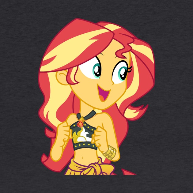 Beach Sunset Shimmer 3 by CloudyGlow